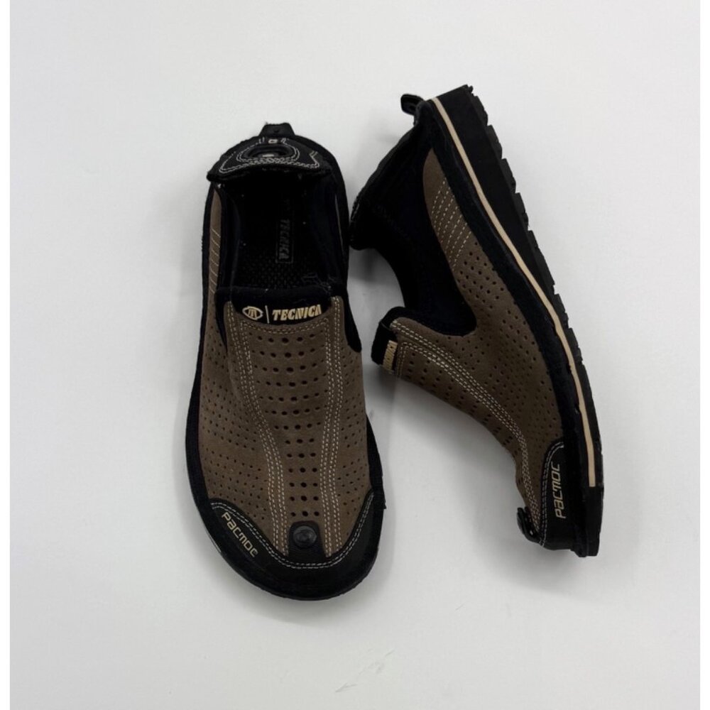 Tecnica PacMoc Perforated Slip-On Shoes Brown/Black Casual Outdoor Size 6M